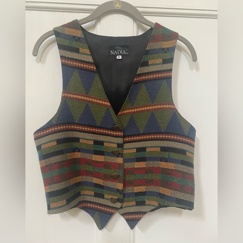 Nadia Aztec Design Vest.